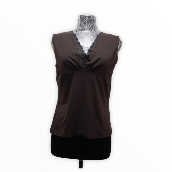 Talbots Tops - Talbots: Sleeveless Blouse with Lace